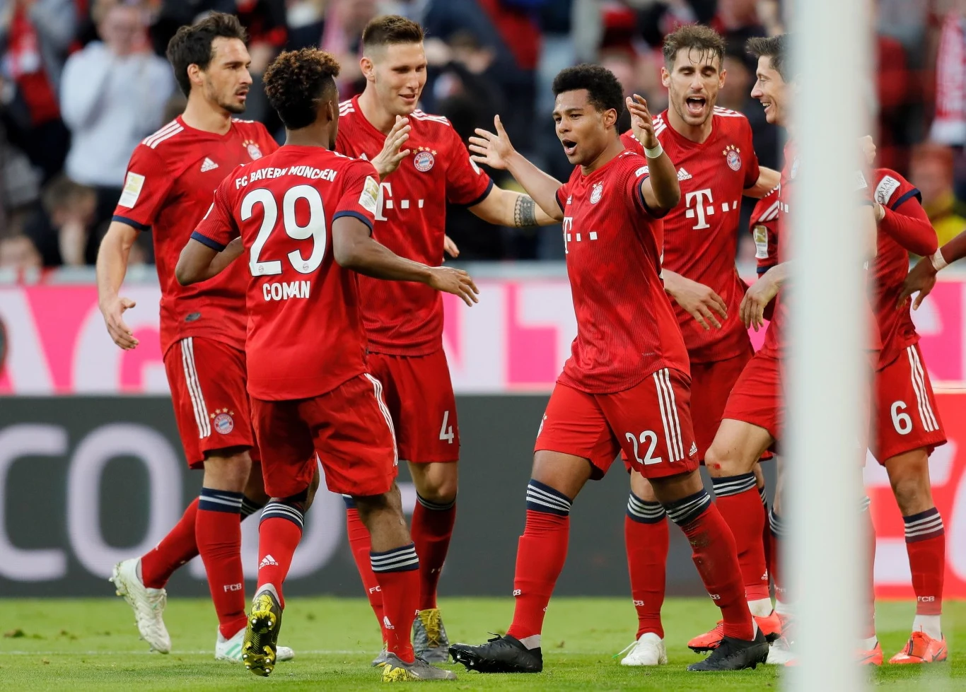 Radość piłkarzy Bayernu