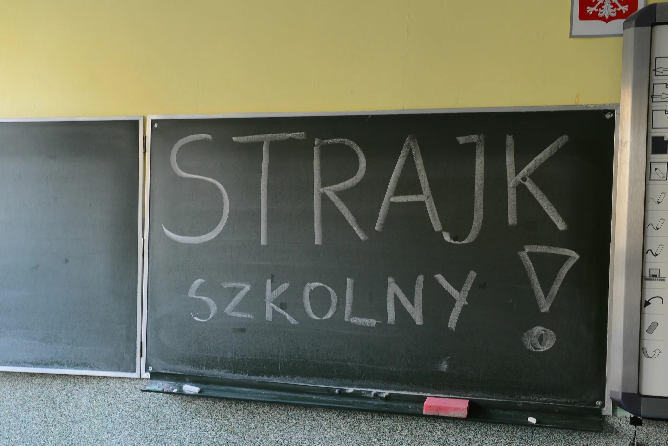 Strajk w szkole w Sieradzu