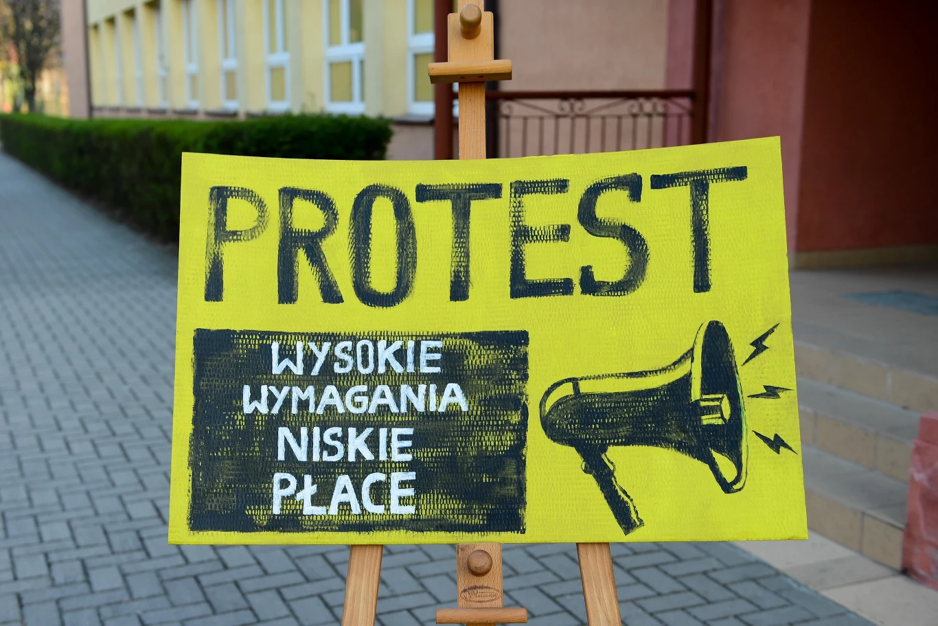 Strajk w jednej ze szkół w Sieradzu