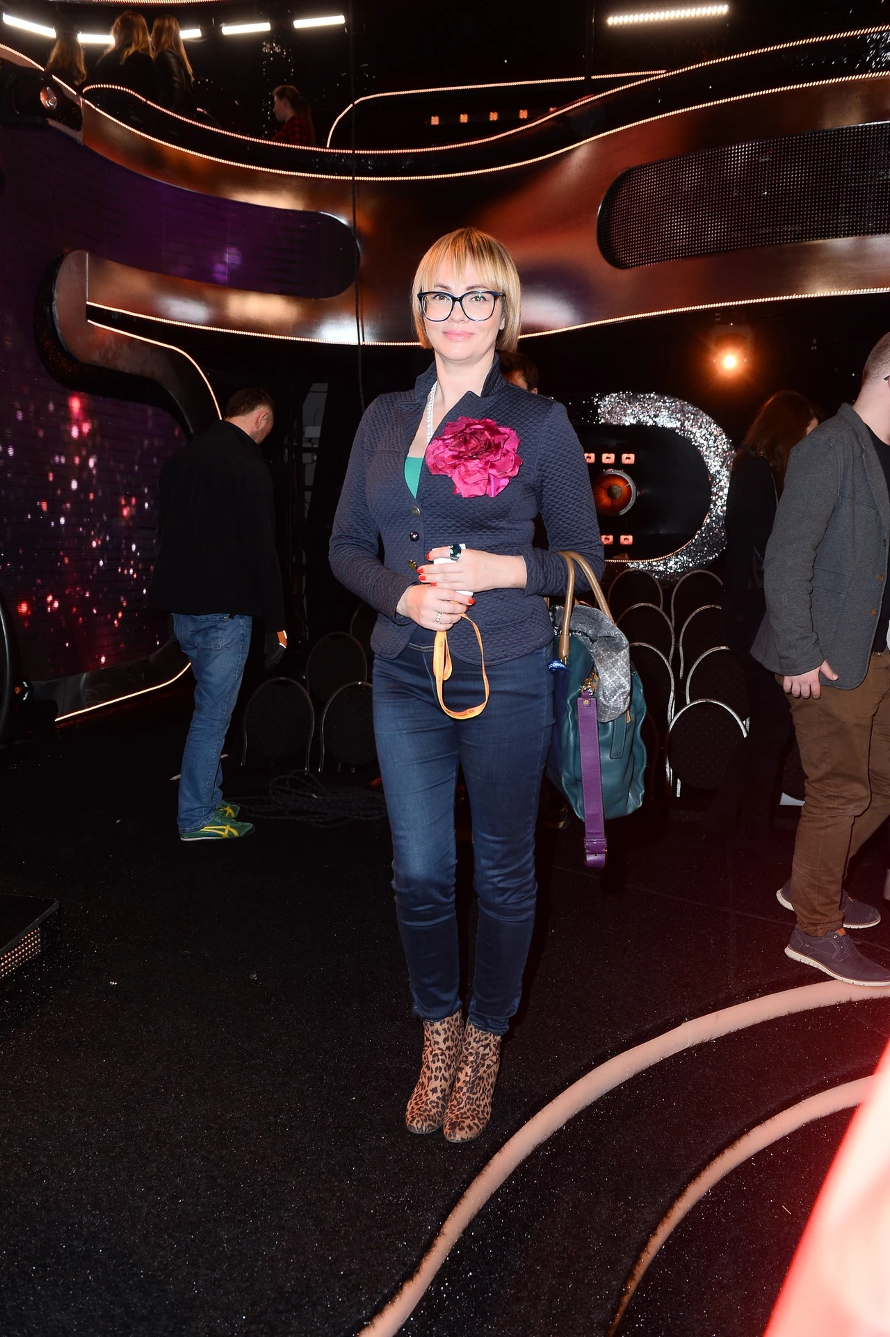 Weronika Marczuk na planie "Dancing with the Stars. Taniec z gwiazdami" w kwietniu 2019 roku.