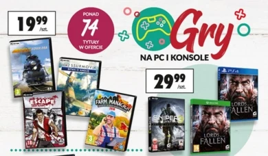 Biedronka z produktami dla graczy! Kultowe gry w niskich cenach!