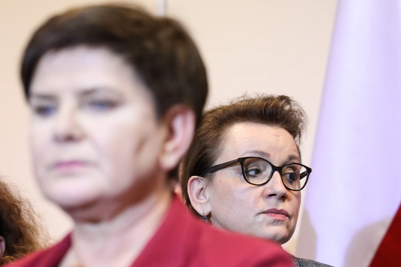 W czasie negocjacji Anna Zalewska usunęła się w cień na rzecz Beaty Szydło