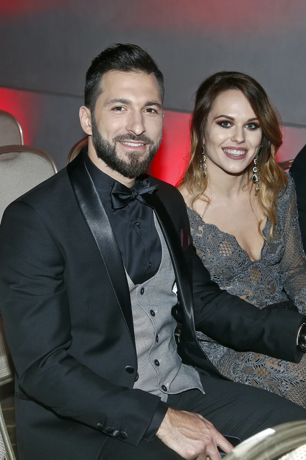 Rafał Maślak z żoną