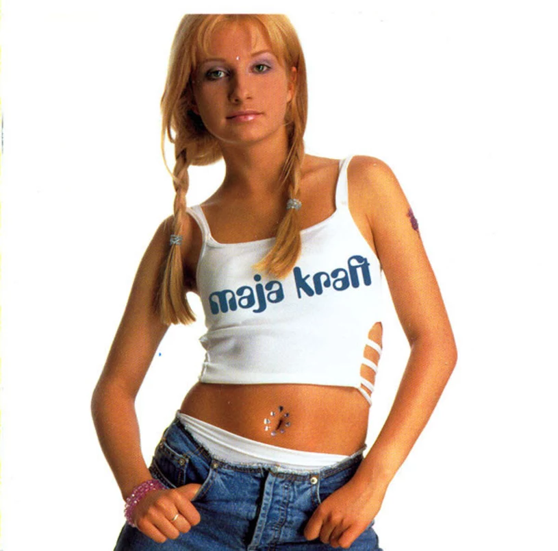 Maja Kraft na okładce płyty "Moje skrzydła" Maja Kraft na okładce płyty "Moje skrzydła"