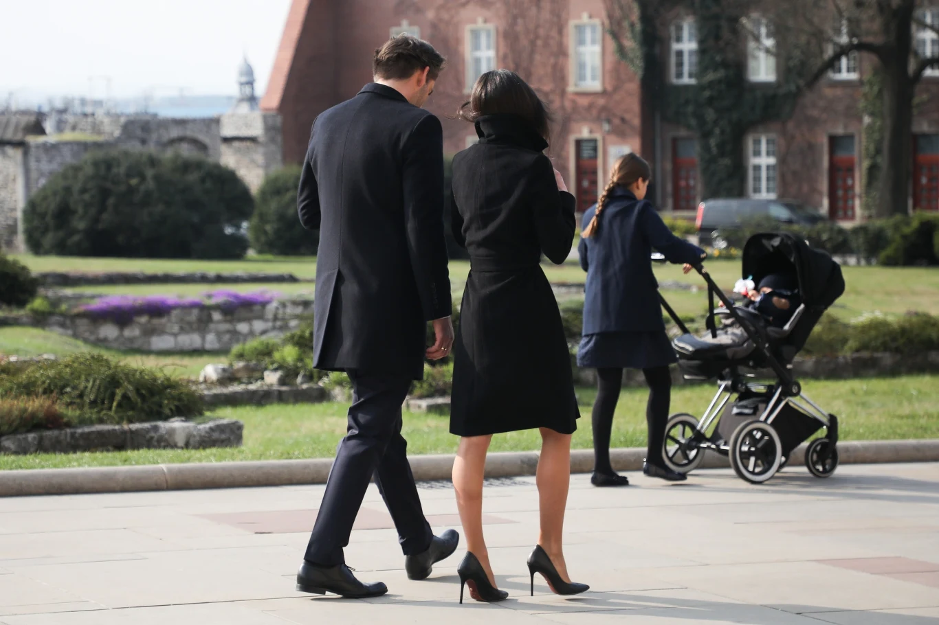 Marta Kaczyńska z rodziną