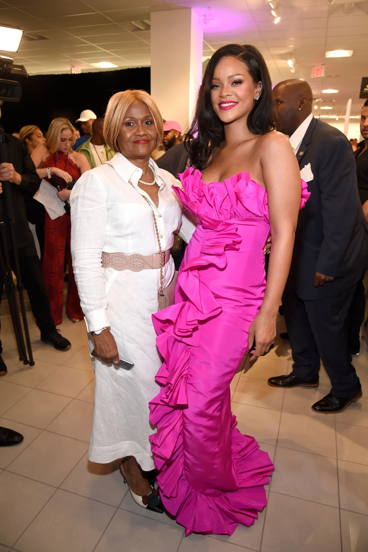 Rihanna z matką Monicą Braithwaite Rihanna z matką Monicą Braithwaite