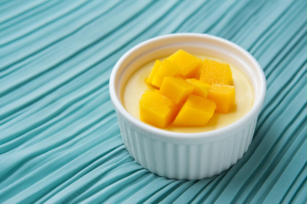 Pudding z mango