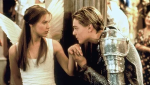 Claire Danes i Leonardo DiCaprio w filmie "Romeo i Julia"