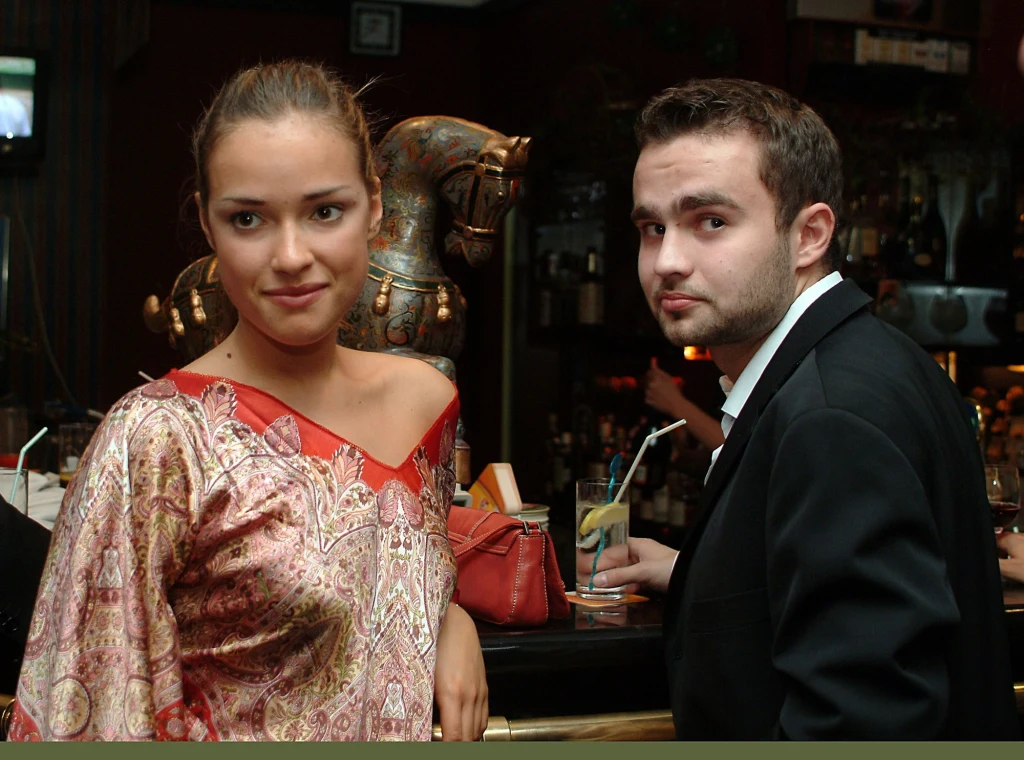 Alicja Bachleda-Curuś i Sebastian Kulczyk, 2003 r.
