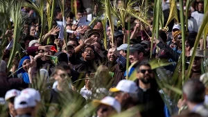Jak co roku z Góry Oliwnej pielgrzymi zeszli w procesji na jerozolimskie Stare Miasto