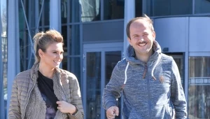 Kajra i Sławomir zrobili sobie zdjęcie z Robertem Biedroniem