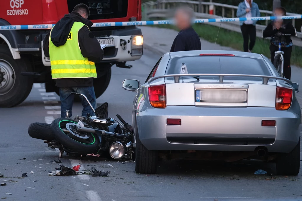 Wiele wypadków spowodowanych przez motocyklistów kończy się tragicznie