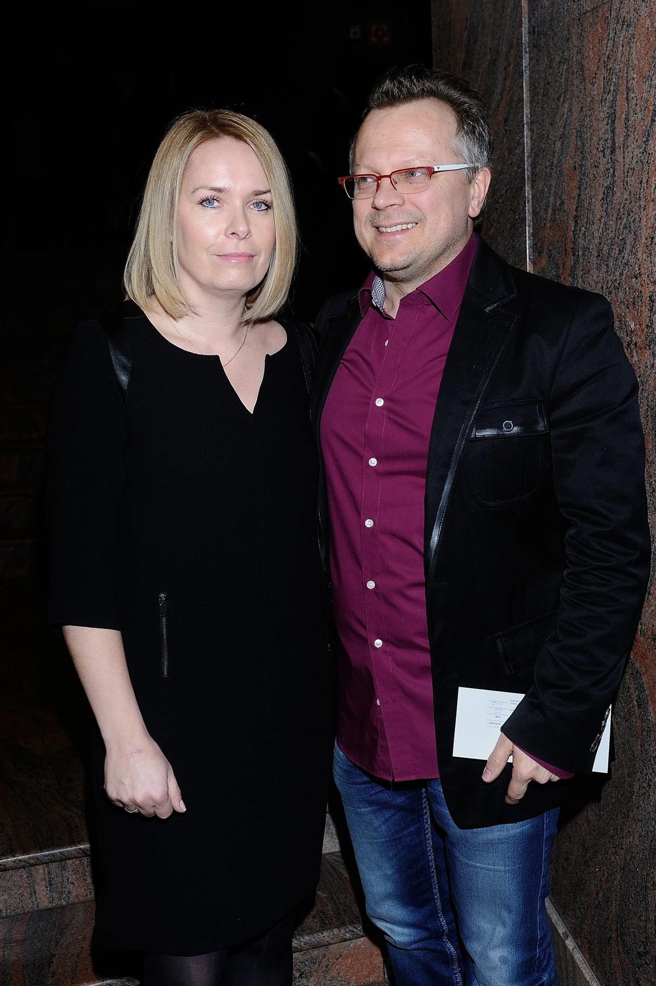 Piotr Szwedes z żoną Piotr Szwedes z żoną