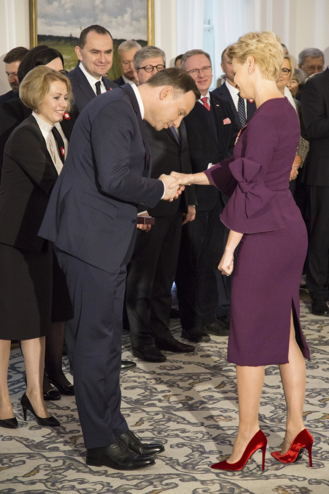 Andrzej Duda i Małgorzata Kożuchowska  Andrzej Duda i Małgorzata Kożuchowska