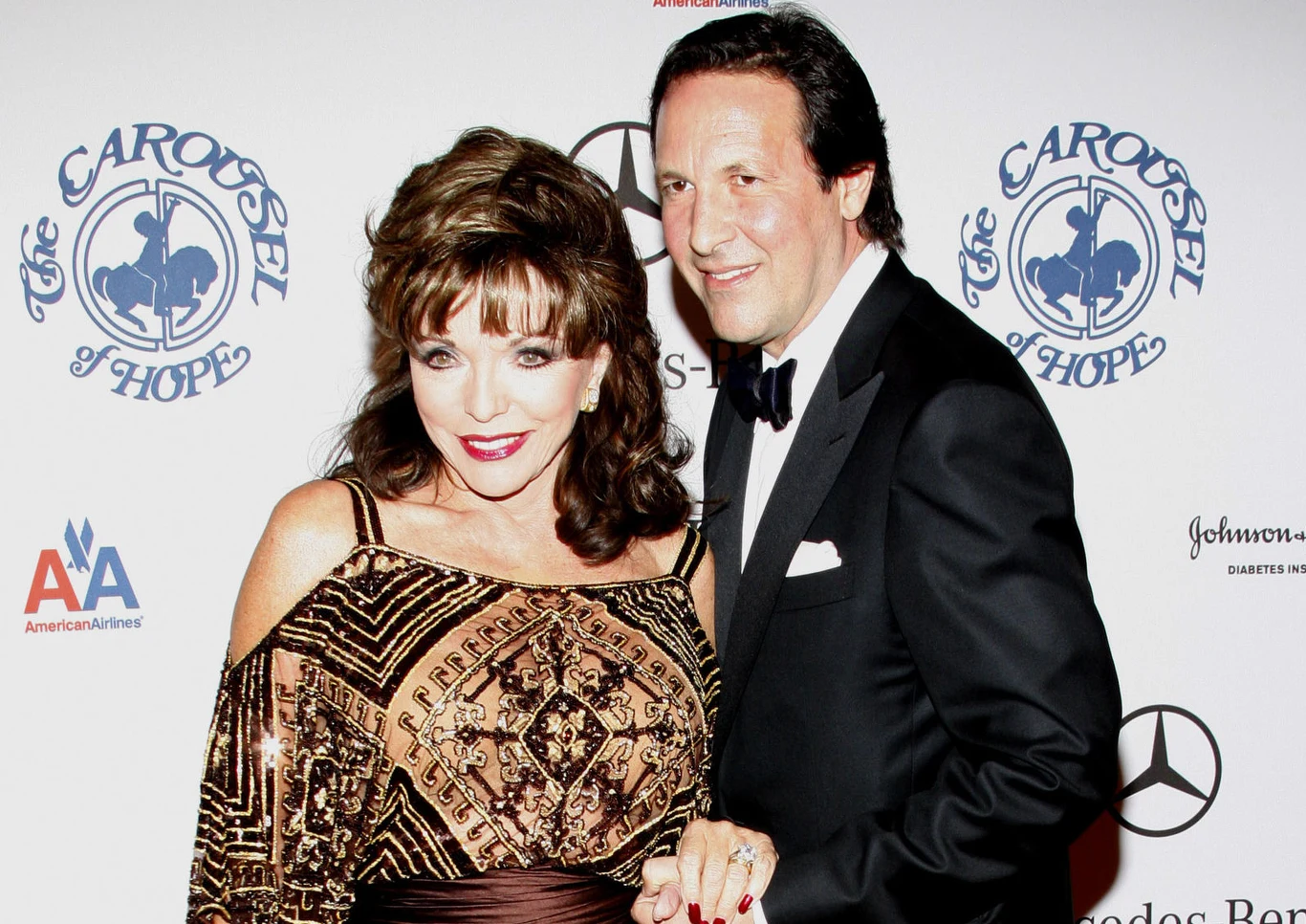 Joan Collins i Percy Gibson stracili mieszkanie