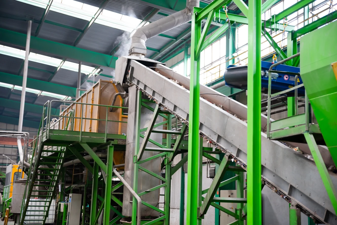 Jeden z elementów lini recyklingu IMP Polowat