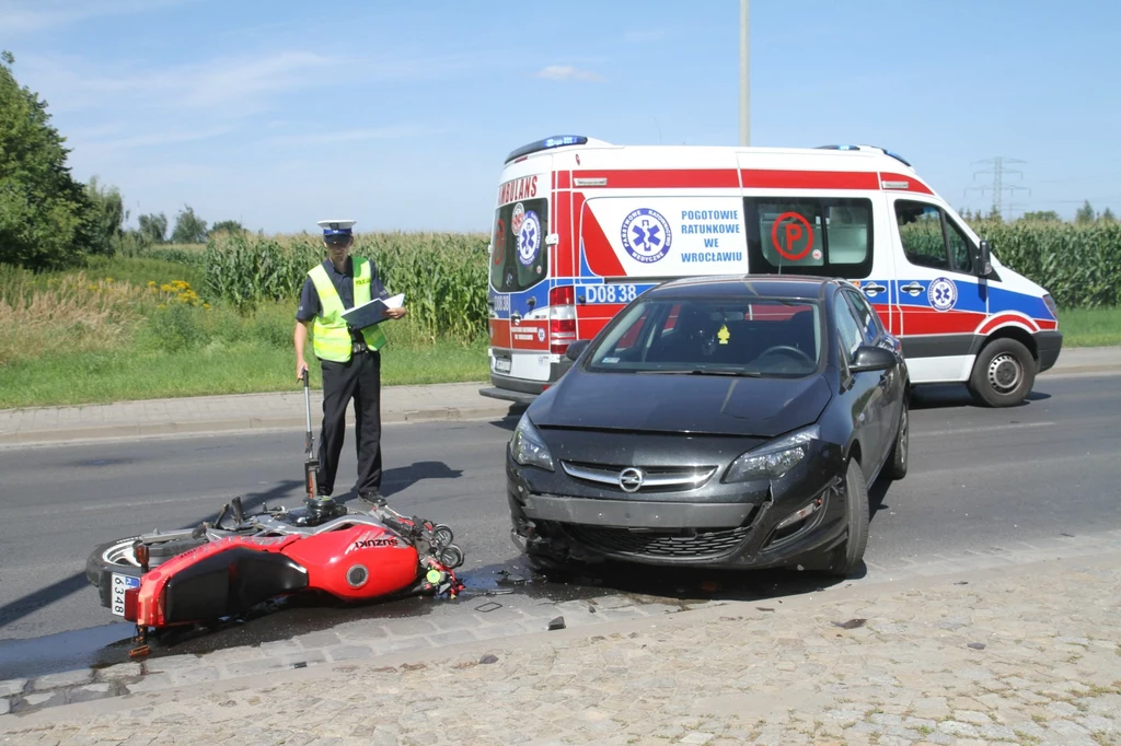 W wypadkach ginie coraz więcej motocyklistów i rowerzystów