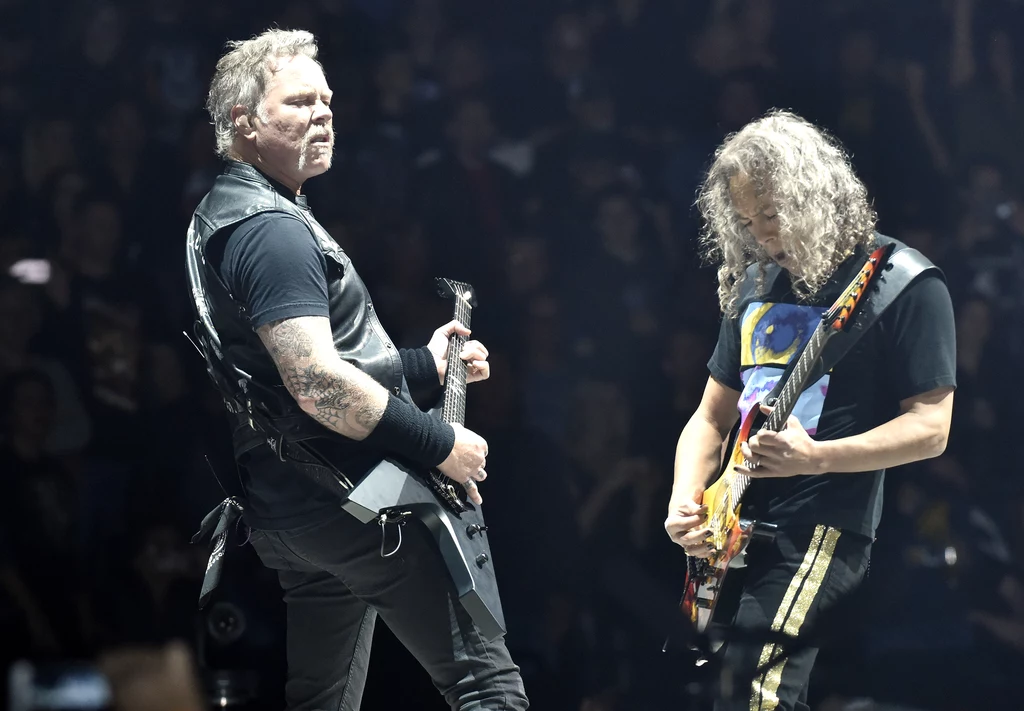 James Hetfield i Kirk Hammett (Metallica) w akcji