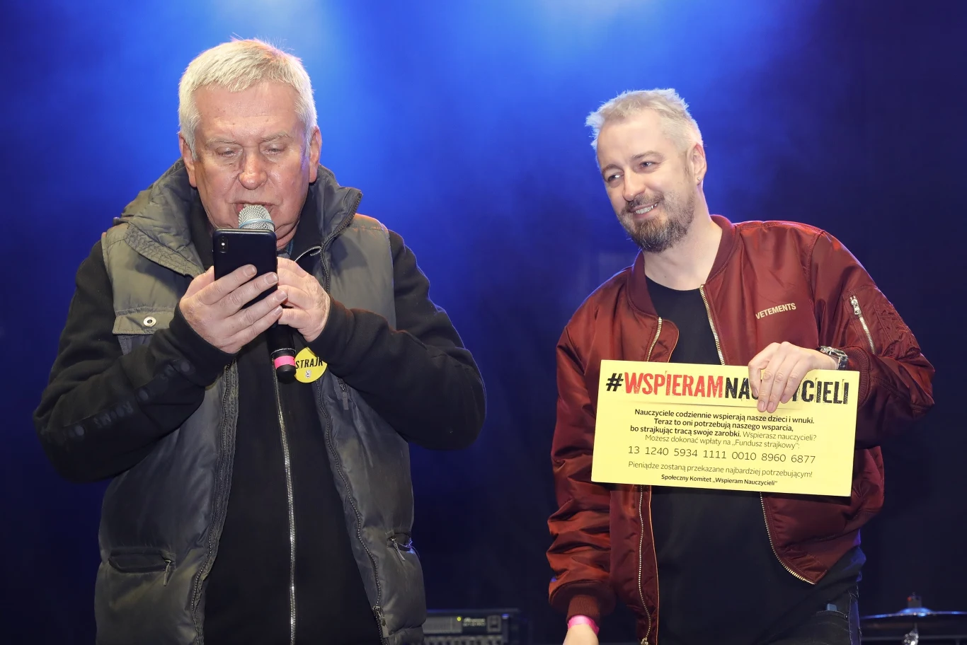 Krzysztof Materna i Piot Kędzierski