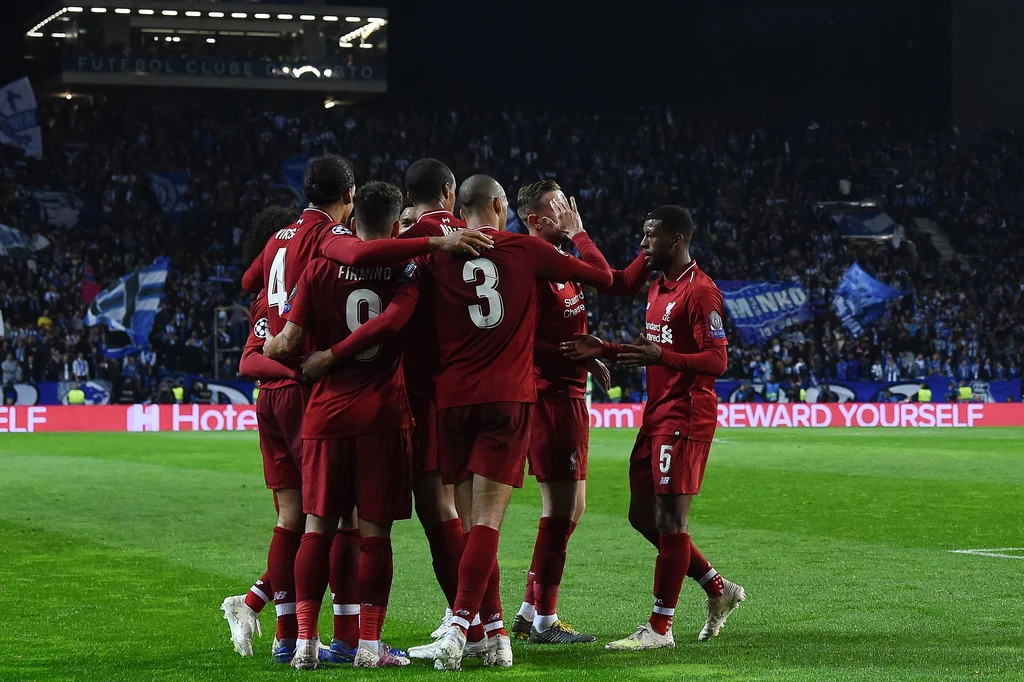 Piłkarze Liverpoolu w meczu z Porto Piłkarze Liverpoolu w meczu z Porto