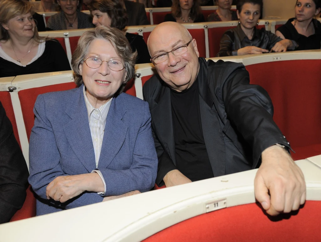 Irena Santor z ukochanym Zbyszkiem Irena Santor z ukochanym Zbyszkiem