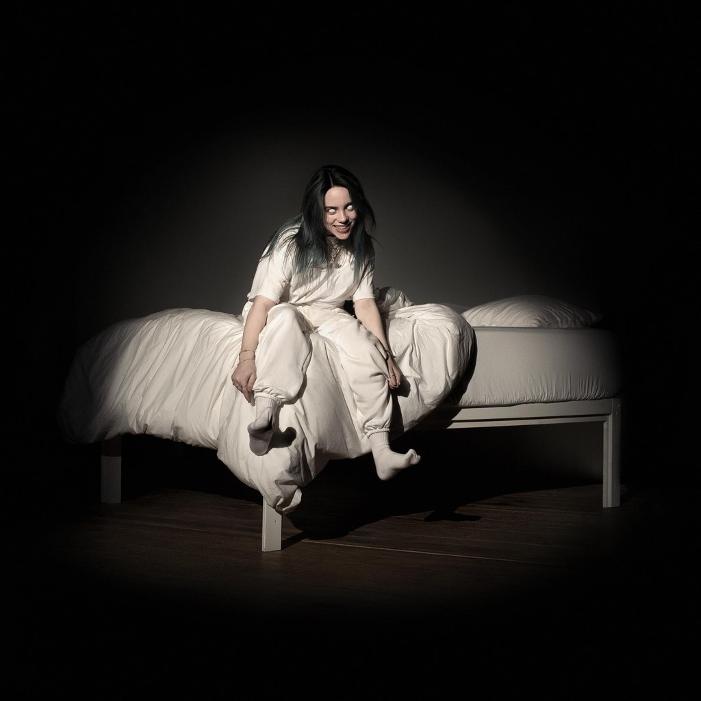 Billie Eilish na okładce "When We All Fall Asleep, Where Do We Go?"