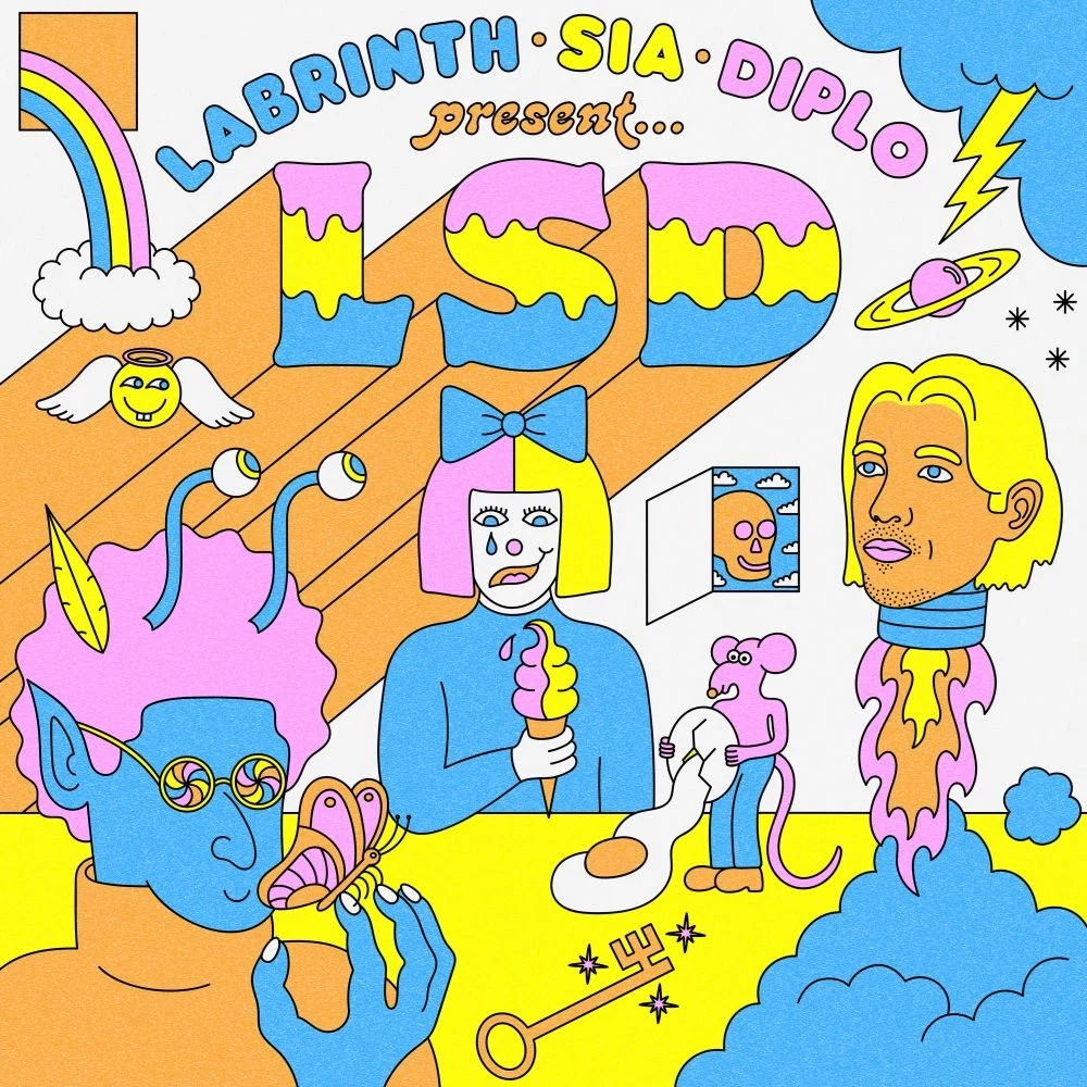 LSD to gwiazdorskie trio: Labrinth, Sia i Diplo