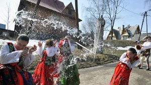 Góralski lany poniedziałek, inscenizacja w Bukowicie Tatrzańskiej
