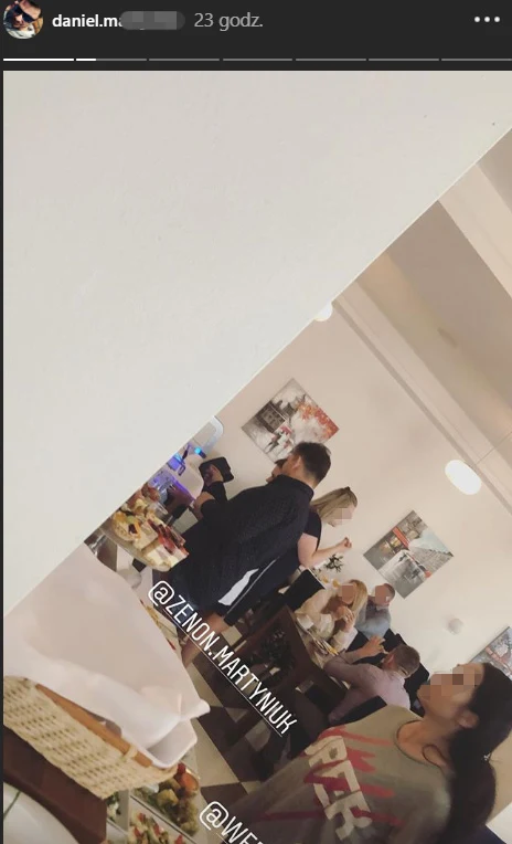 Chrzciny małej Laury Chrzciny małej Laury