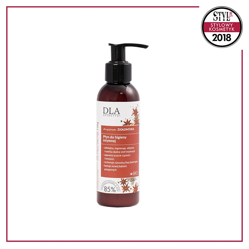 Kategoria: Kosmetyki apteczne - Ziołomyjka - płyn do higieny intymnej, który zawiera 85 proc. świeżego naparu z ziół. 