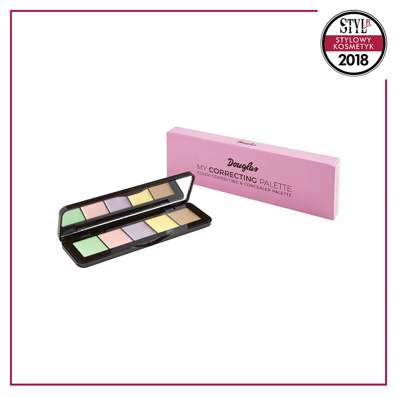 Kategoria: Makijaż; Nagroda Specjalna Redakcji STYL.PL - Douglas Correcting Palette - paleta korektorów, dzięki której zapomnisz o kolorystycznych niedoskonałościach skóry.