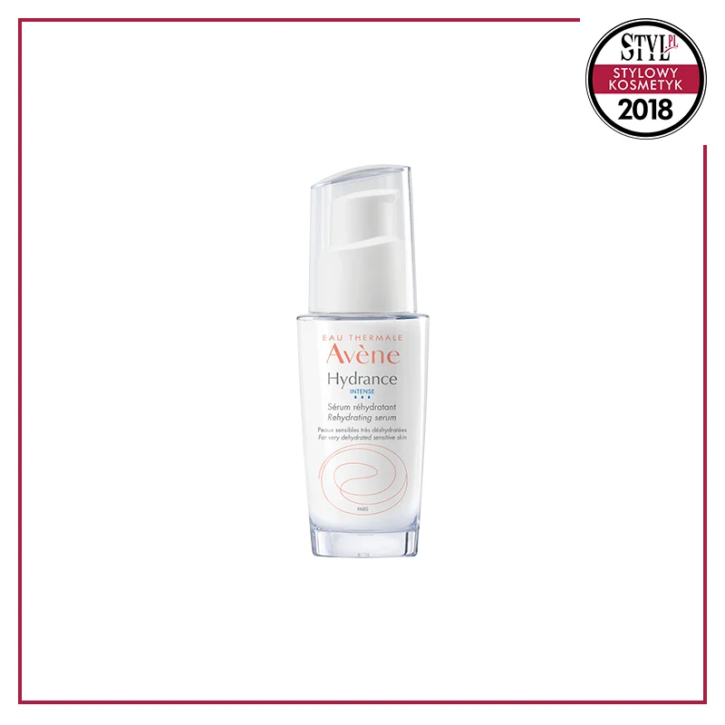 Kategoria: Kosmetyki apteczne, Nagroda Specjalna Redakcji STYL.PL - Eau Thermale Avène, Hydrance Intense Serum Przywracające Nawilżenie - 24 godzinne nawilżenie dla spragnionej skóry.