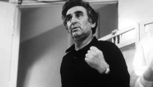 Stanisław Jędryka na planie filmu "Umarłem, aby żyć" (1984)