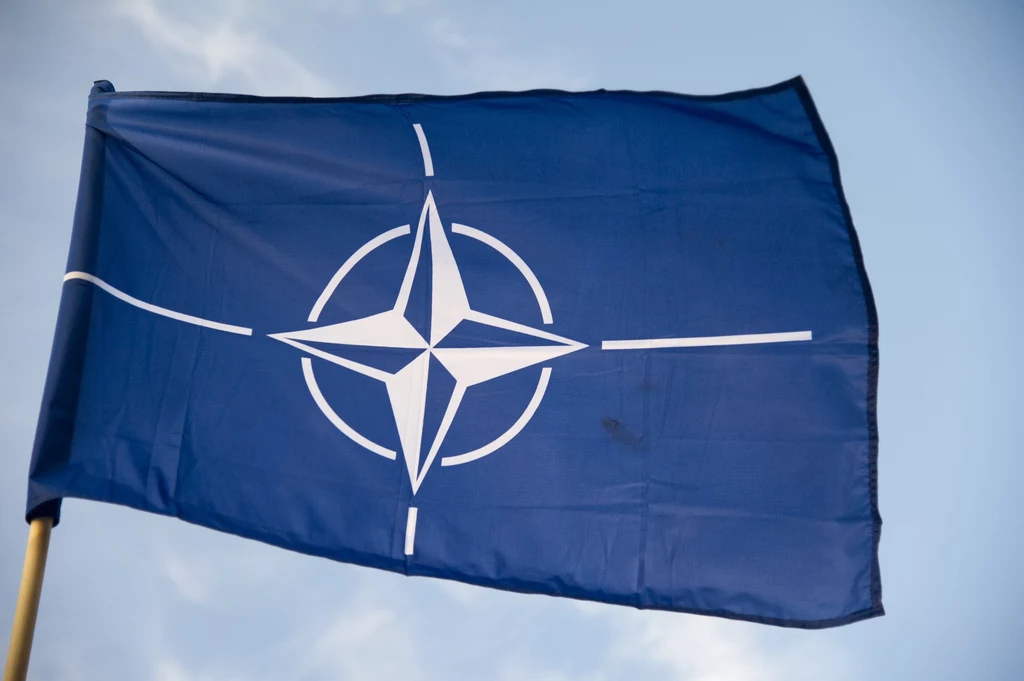 Flaga NATO, zdj. ilustracyjne Flaga NATO, zdj. ilustracyjne