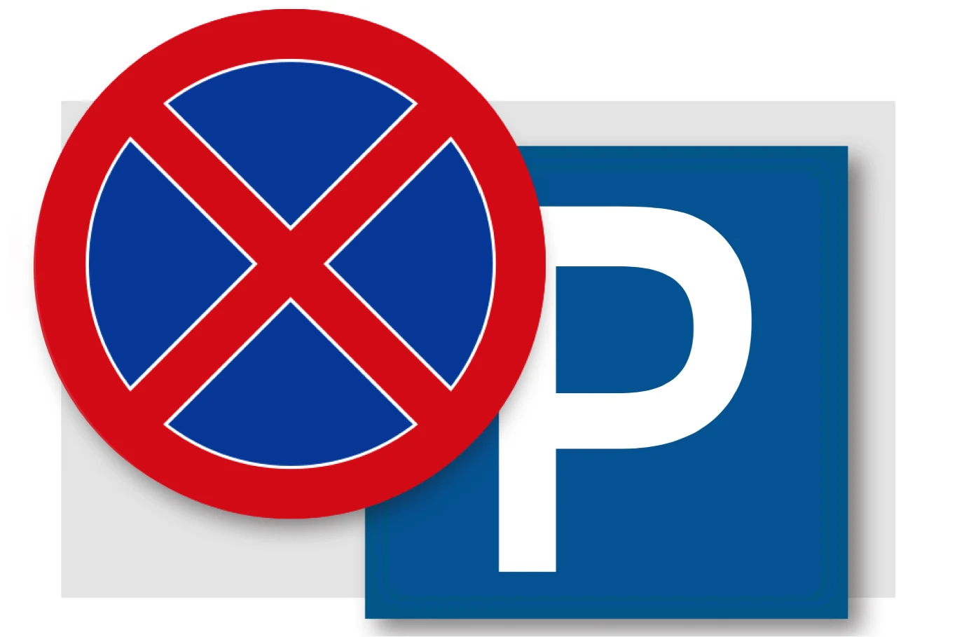 zakaz zatrzymywania i parking