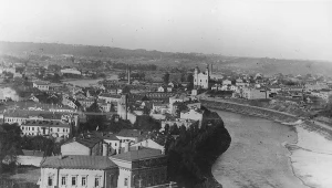 Panorama Wilna z wieży zamkowej (zdjęcie przedwojenne)