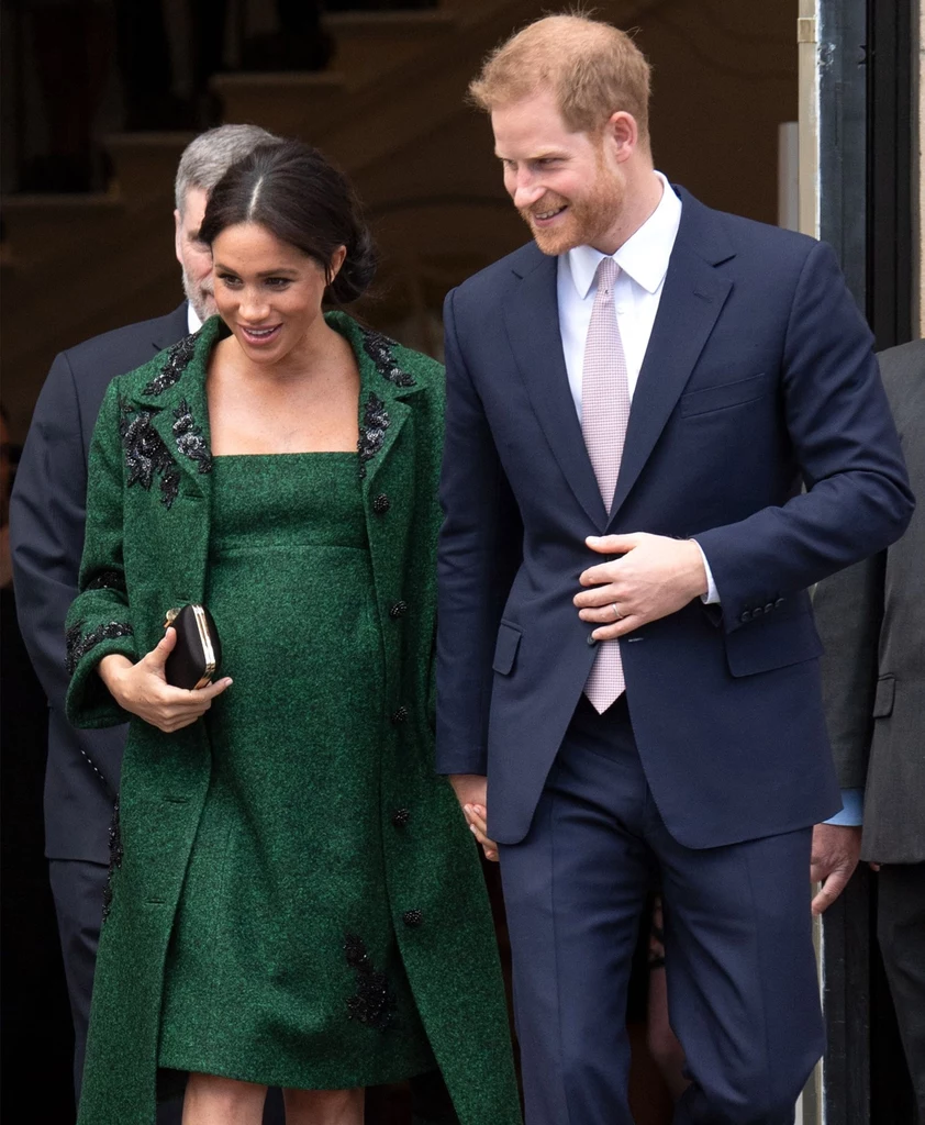 Książe Harry i książna Meghan po mszy w  Westminster Abbey, fot. Splashnews