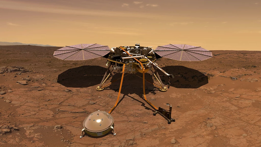 Sonda InSight już namierza wstrząsy na Marsie