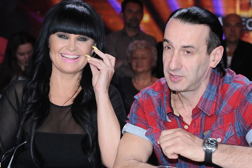 Iwona Pavlović z mężem