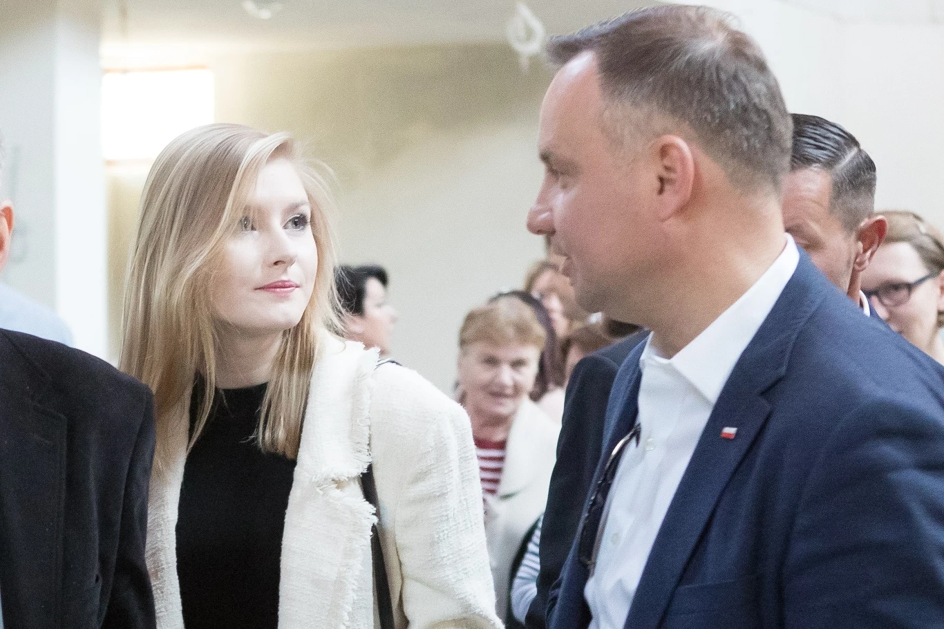 Andrzej Duda z córką Kingą Andrzej Duda z córką Kingą