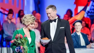 Monika Zamachowska i Kevin Aiston w programie "Europa da się lubić - 15 lat później"