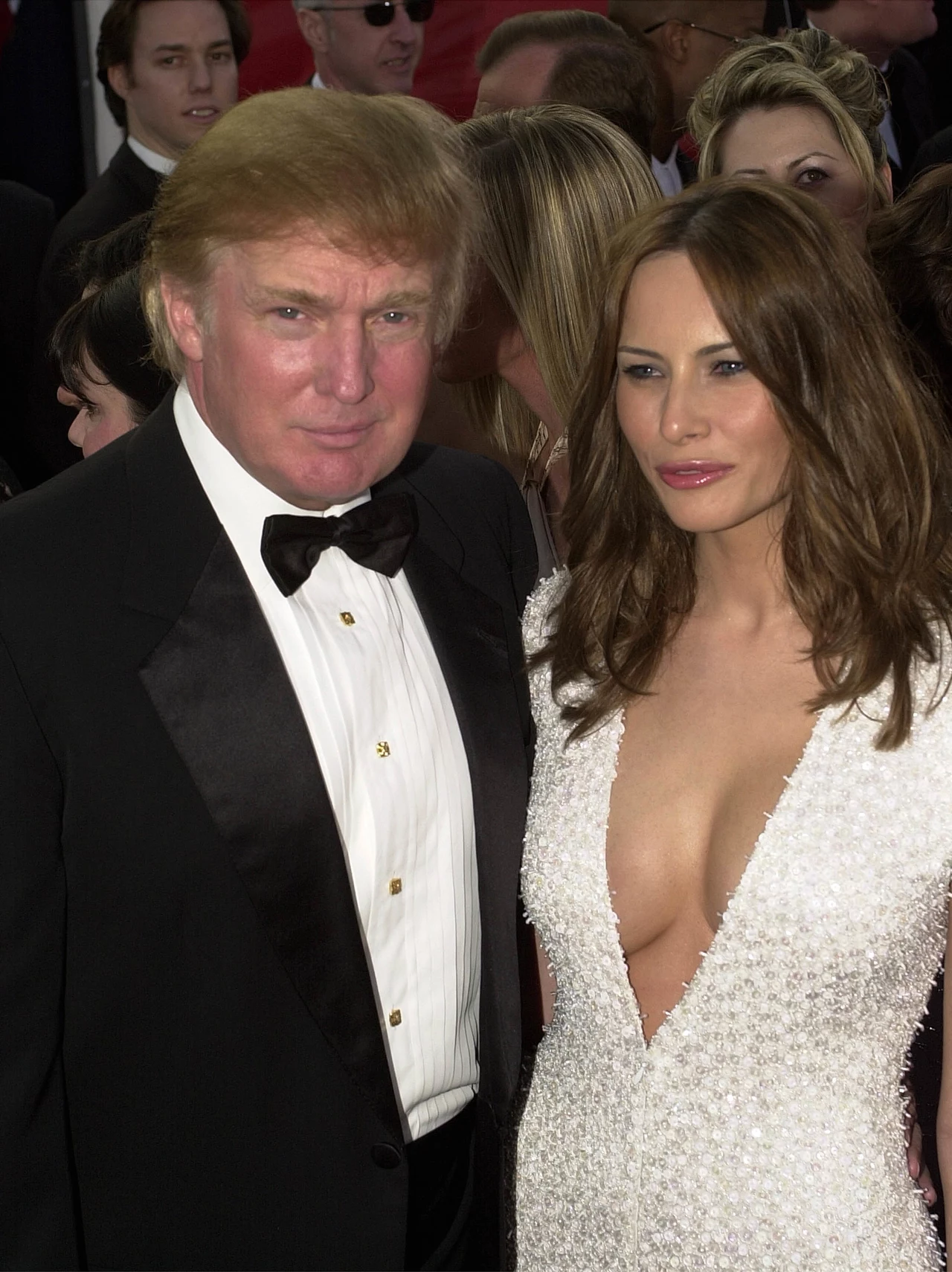 Melania i Donald Trump w 2001 roku Melania i Donald Trump w 2001 roku