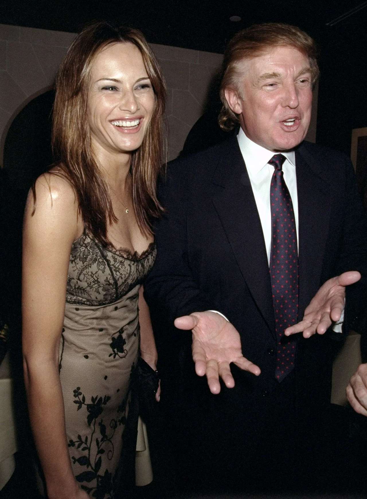 Melania i Donald Trump w 1999 roku Melania i Donald Trump w 1999 roku