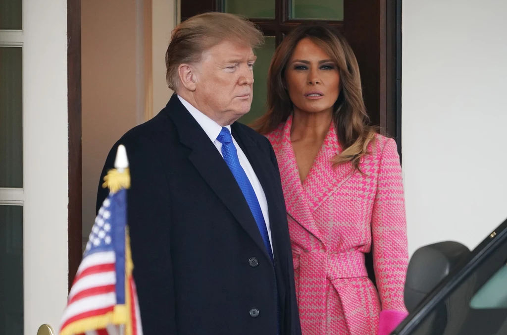Melania i Donald Trump w 2019 roku, fot. MANDEL NGANAFP Melania i Donald Trump w 2019 roku, fot. MANDEL NGANAFP