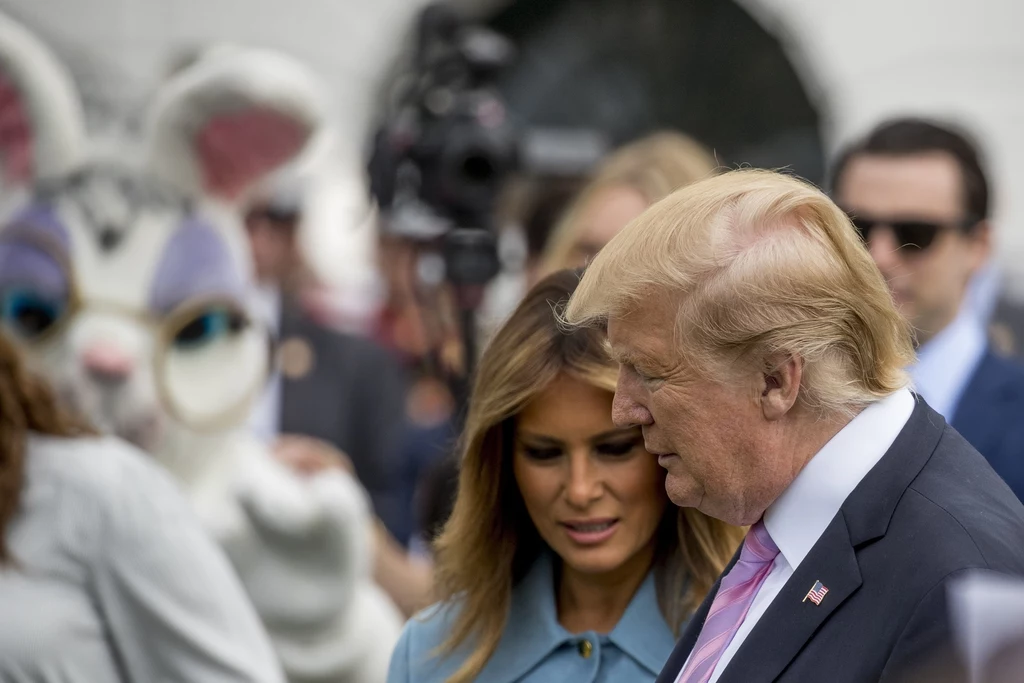 Melania i Donald Trump w 2019 roku, fot. Associated Press Melania i Donald Trump w 2019 roku, fot. Associated Press