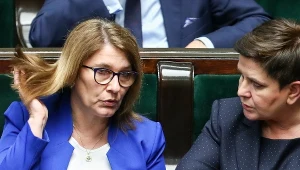 Beata Mazurek z Beatą Szydło