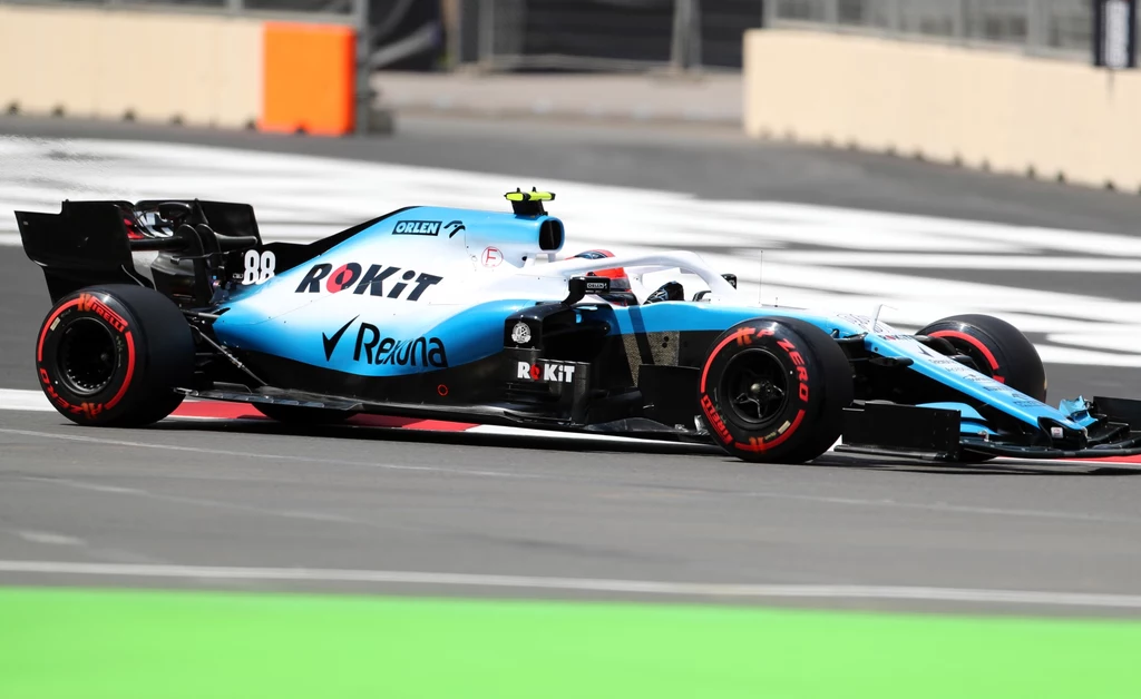 Robert Kubica na torze w Baku