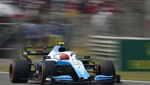 Kubica na torze w Baku