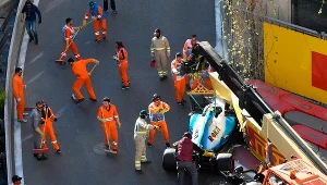 Rozbite auto Roberta Kubicy