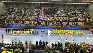 Oprawa przed meczem PGE Vive Kielce - PSG